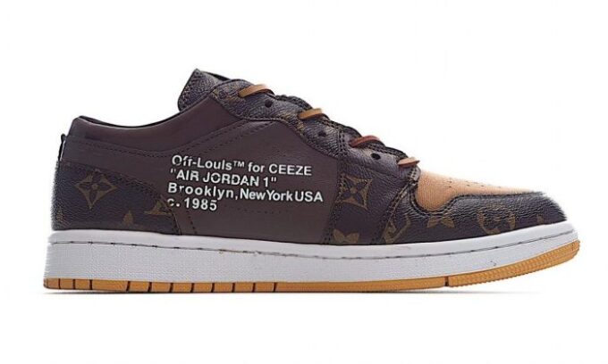 Louis Vuitton x Air Jordan 1 Low LV - Image 2