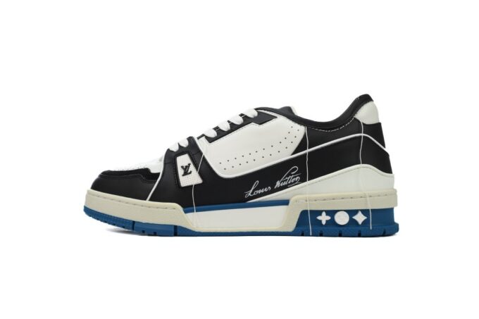 Louis Vuitton Trainer Black White