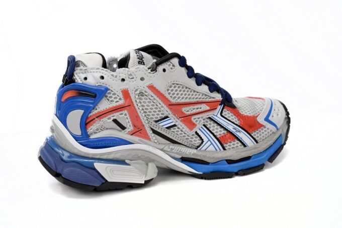 Balenciaga Runner White Blue Orange - Image 2