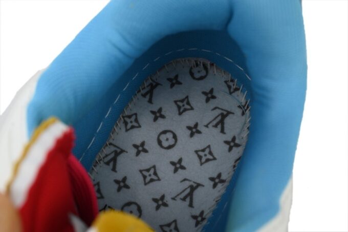 LOUIS VUITTON Trainer Yellow Blue - Image 2