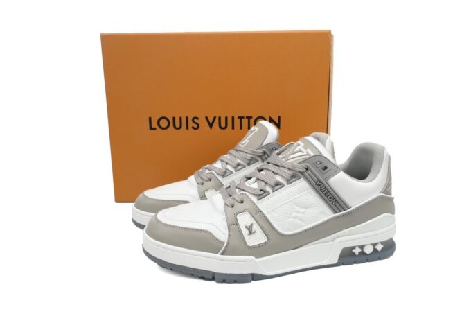 Louis Vuitton Trainer Grey White - Image 6
