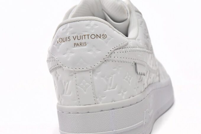 Louis Vuitton x Nike Air Force 1 Triple White - Image 3