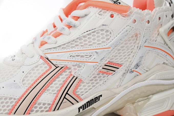 Balenciaga Runner White Orange - Image 6