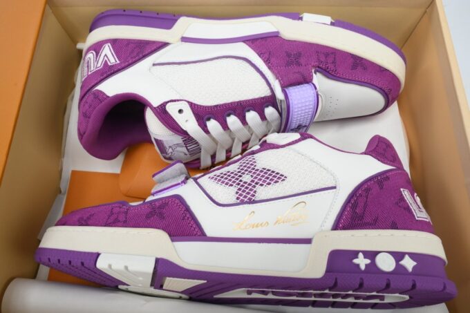 Louis Vuitton Trainer Purple - Image 4