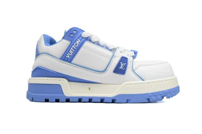 Louis Vuitton White Blue - Image 4