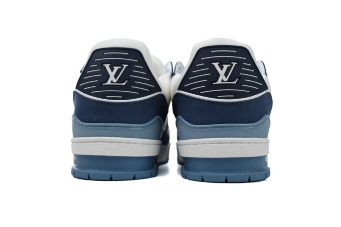 Louis Vuitton Trainer White Blue - Image 2