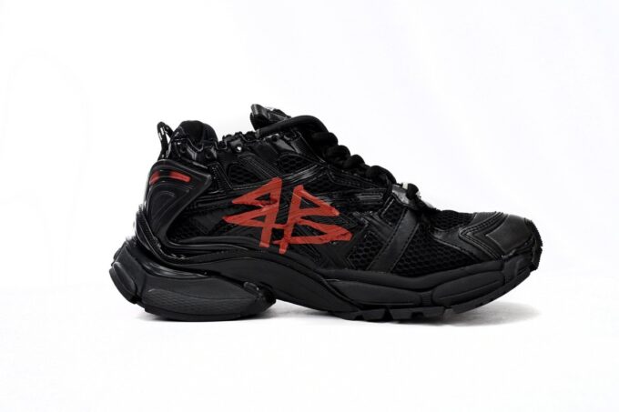 Balenciaga Runner Black And Red Characters - Image 2