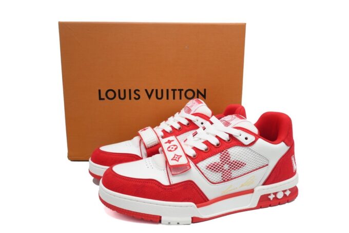 Louis Vuitton Trainer Rose Red - Image 2