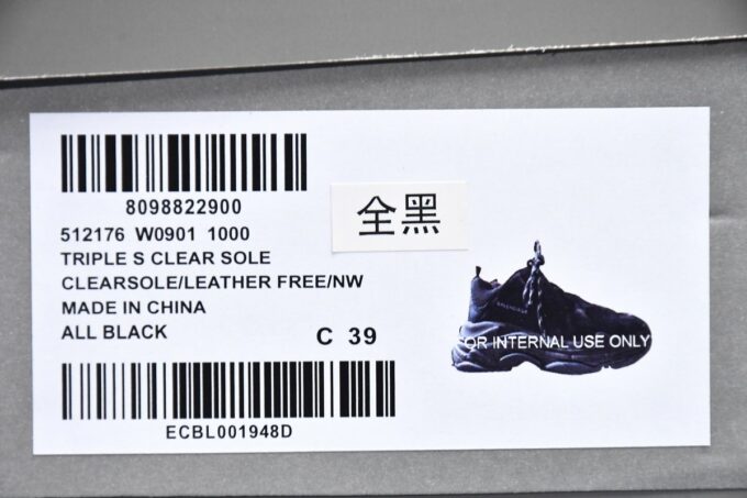 Balenciaga Triple S Black - Image 3