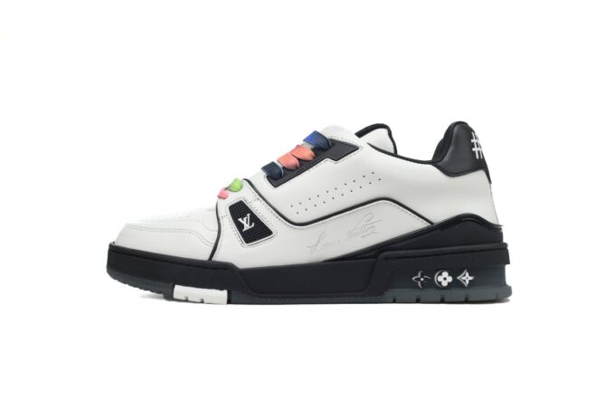 Louis Vuitton Trainer White Black