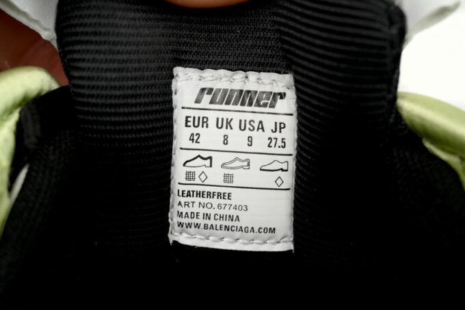 Balenciaga Runner Black Green - Image 5
