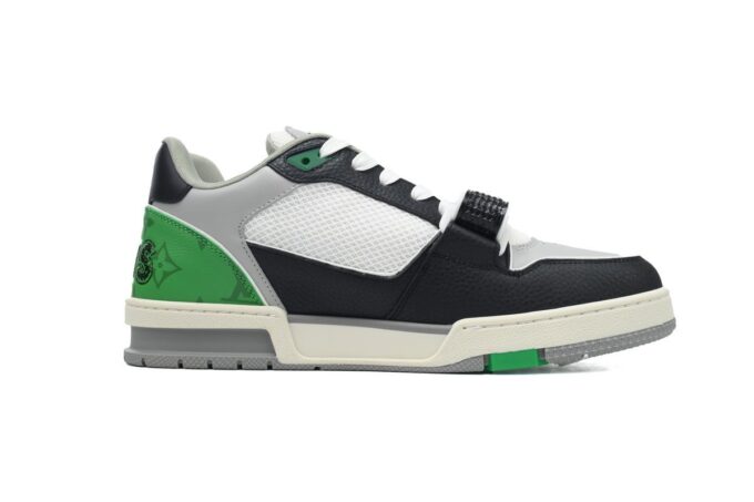 Louis Vuitton Trainer Black Green - Image 6