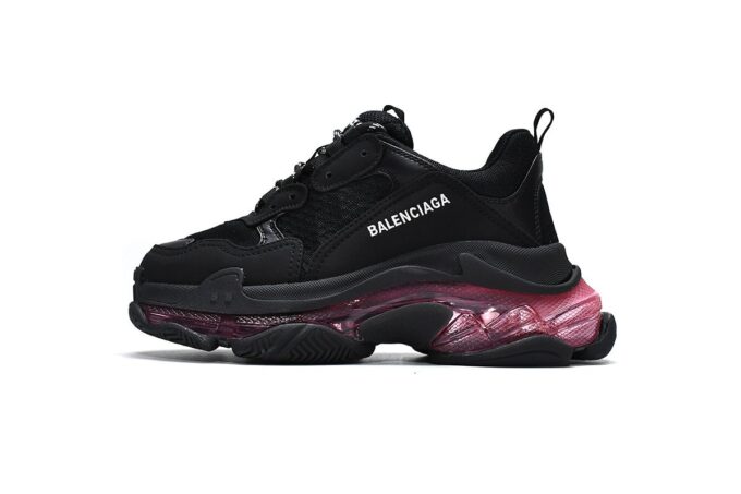 Balenciaga Triple S Black Claret Red