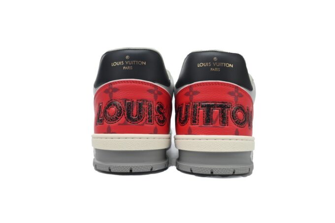 Louis Vuitton Trainer Black and Red - Image 2