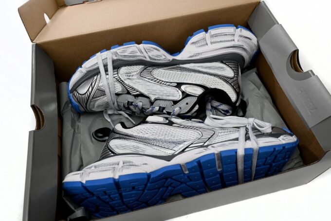 Balenciaga 3XL Black And White Blue - Image 7