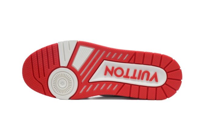 Louis Vuitton Trainer Rose Red - Image 3