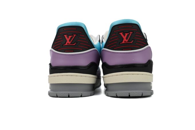 LOUIS VUITTON Trainer Blue Purple - Image 5