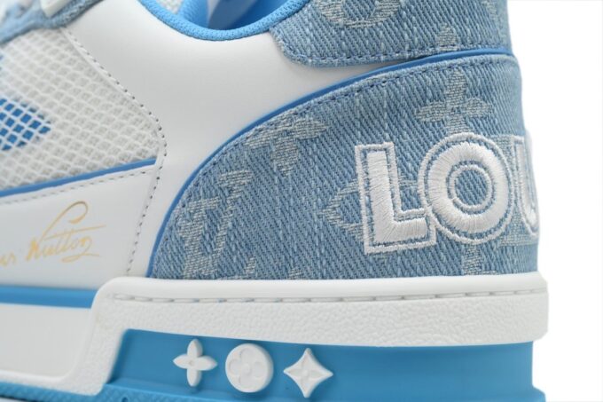 Louis Vuitton Trainer Blue - Image 4
