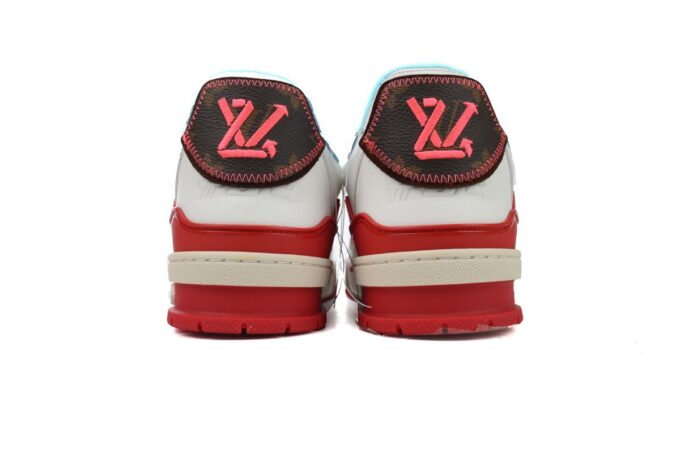 LOUIS VUITTON Trainer Yellow Blue - Image 5