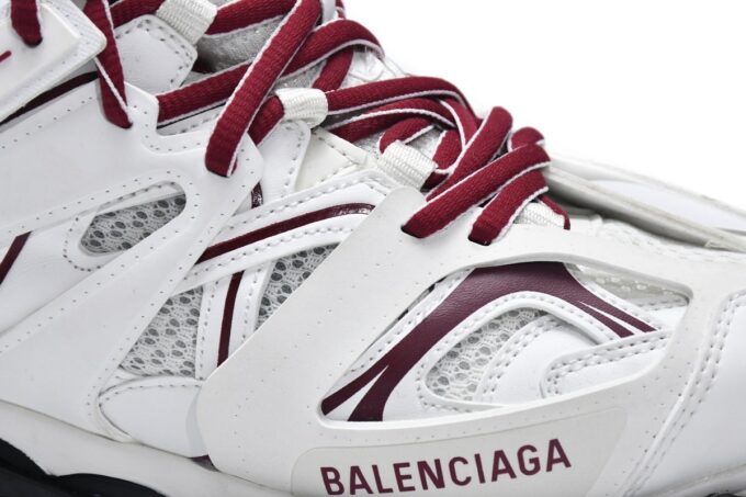 Balenciaga Track White Claret Red - Image 3