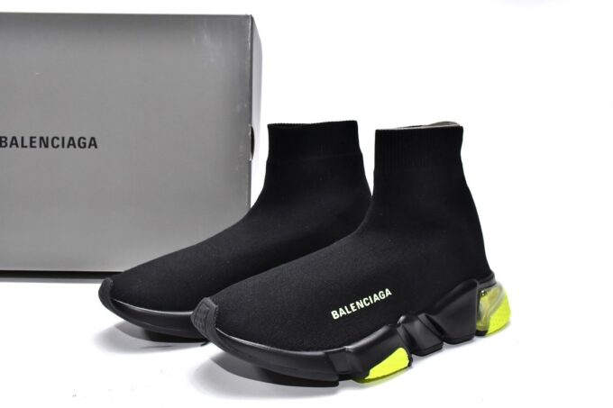 Balenciaga Speed Trainer Black Green - Image 8