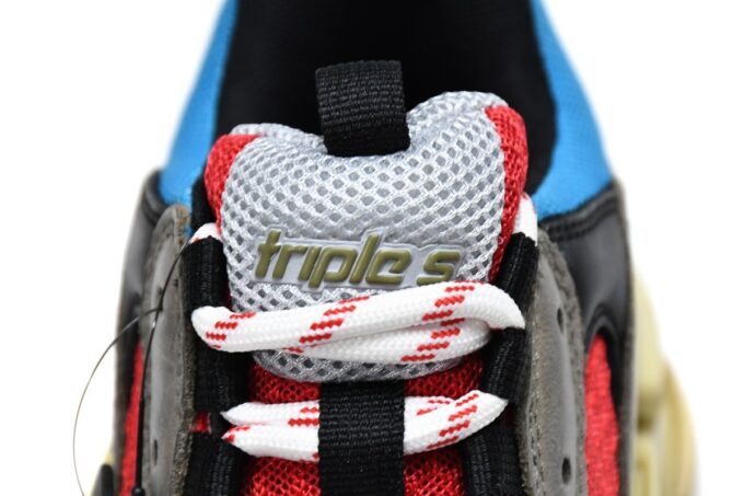 Balenciaga Triple S Blue Red - Image 7