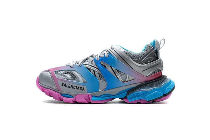 Balenciaga Track Blue Pink Silver