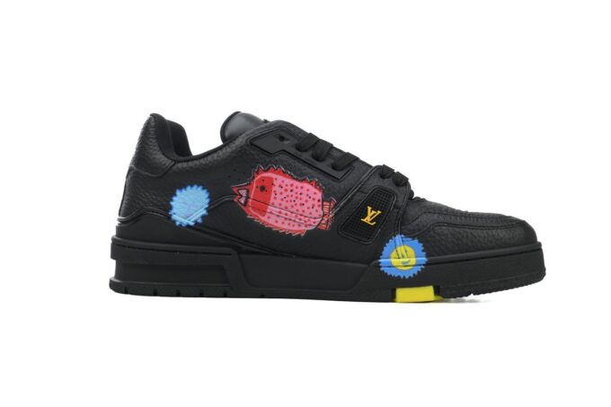 Louis Vuitton x Yayoi Kusama Trainer Black - Image 2