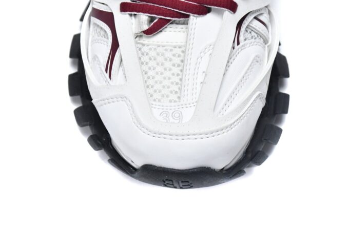 Balenciaga Track White Claret Red - Image 4