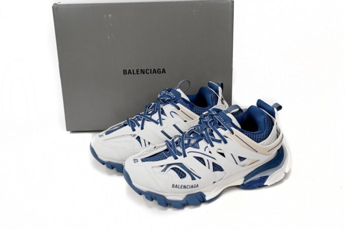 Balenciaga Track White Dark Blue - Image 4