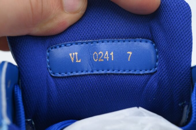 Louis Vuitton Trainer White Blue - Image 3