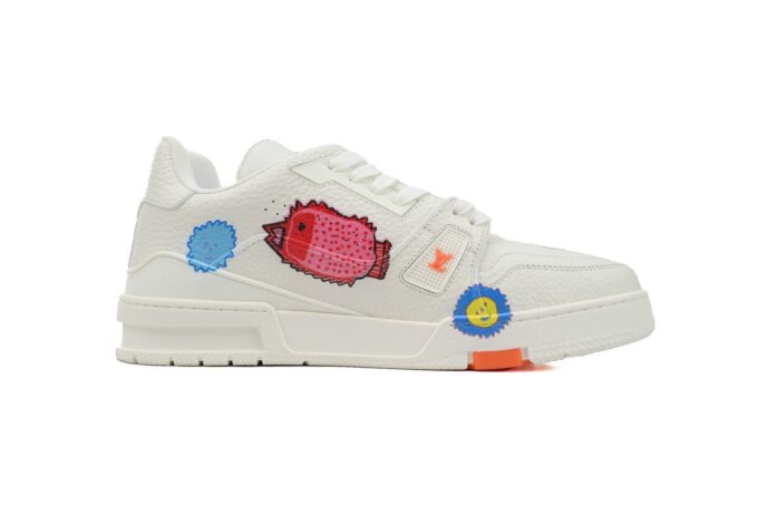 Louis Vuitton x Yayoi Kusama Trainer White - Image 6
