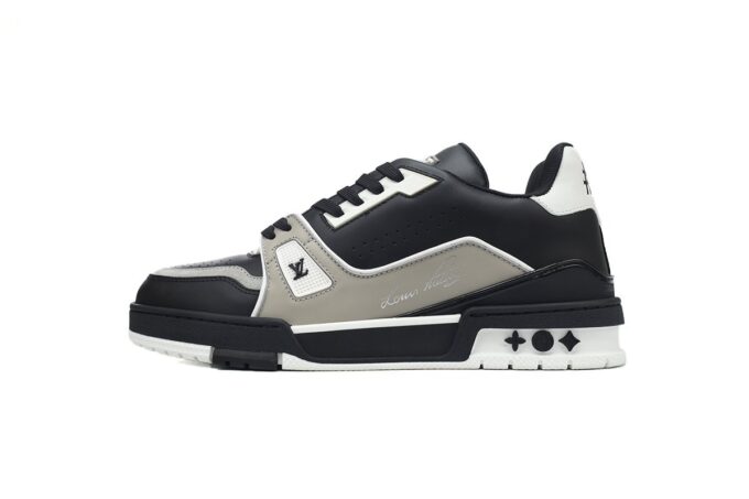 Louis Vuitton Trainer Black Gray