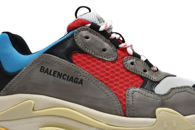 Balenciaga Triple S Blue Red - Image 9