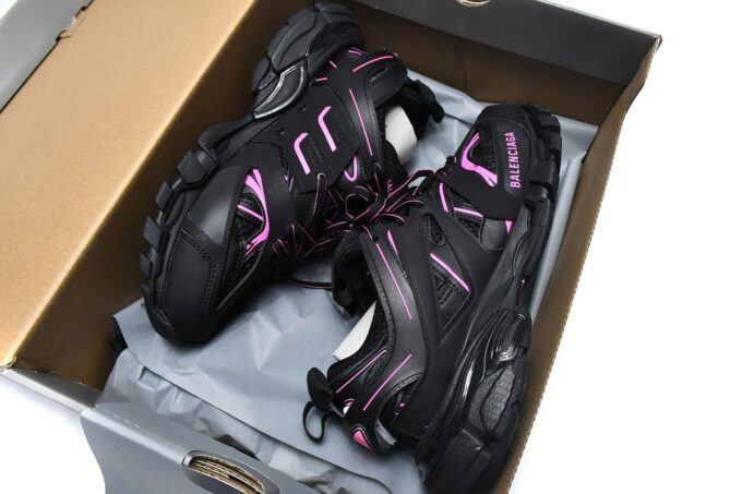 Balenciaga Track Black Rose Red - Image 6
