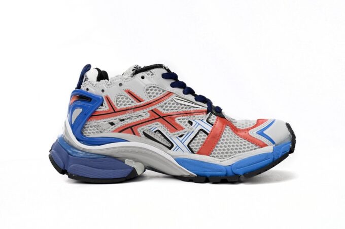 Balenciaga Runner White Blue Orange - Image 9