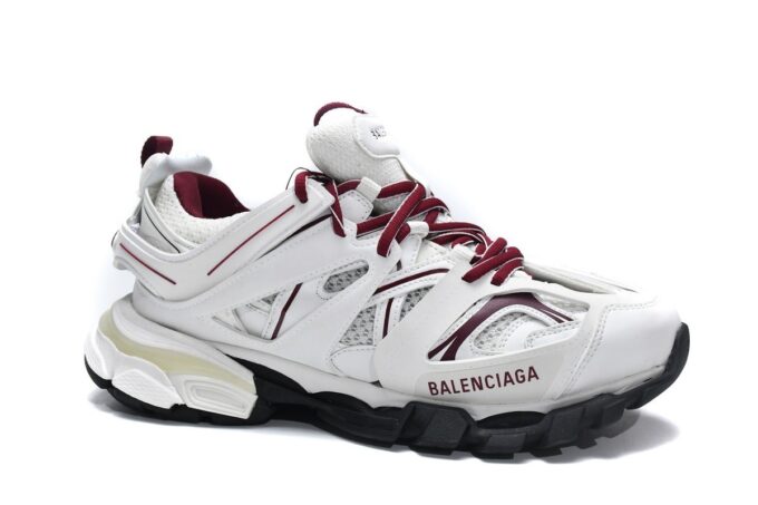 Balenciaga Track White Claret Red - Image 5