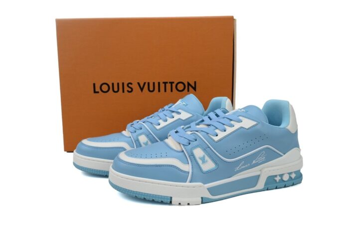 Louis Vuitton Trainer Blue - Image 6