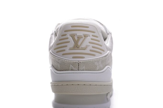 Louis Vuitton Trainer White Denim - Image 5