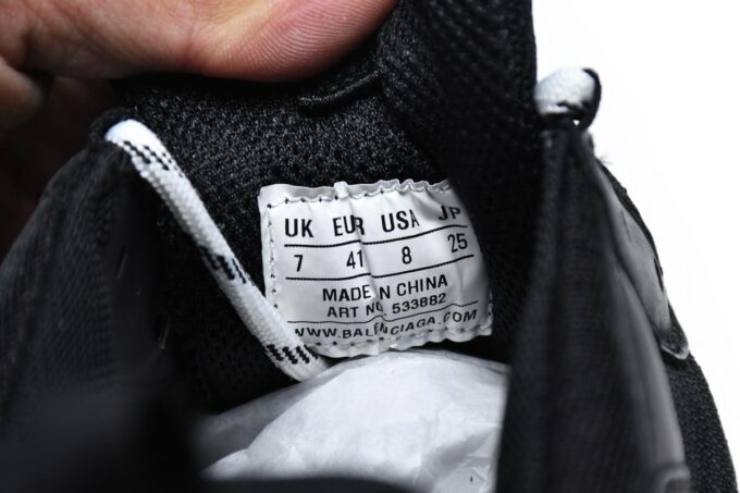 Balenciaga Triple S Black Red - Image 4