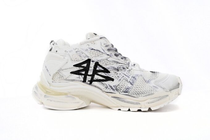 Balenciaga Runner White And Black Characters - Image 6
