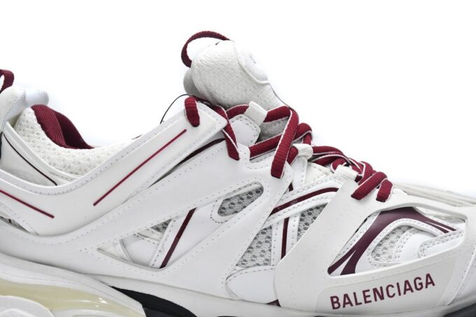 Balenciaga Track White Claret Red - Image 8