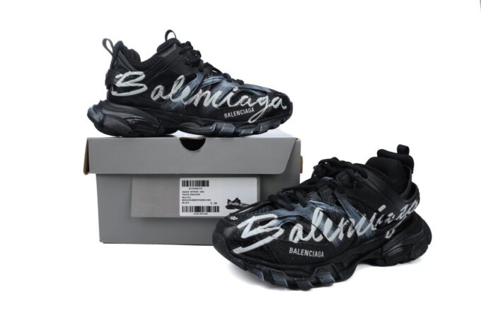 Balenciaga Track Sneaker White Graffiti - Image 4