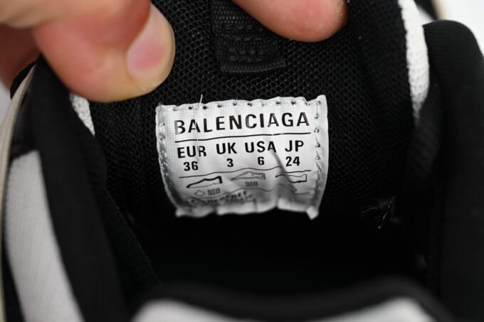 Balenciaga Track Black Rice White Black - Image 6