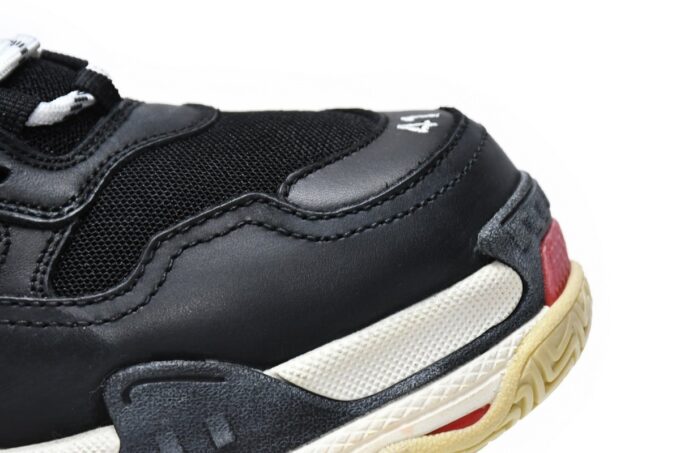 Balenciaga Triple S Black Red - Image 7
