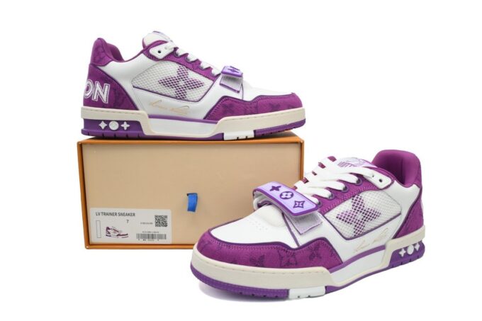 Louis Vuitton Trainer Purple - Image 9