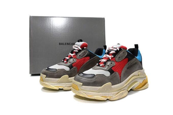 Balenciaga Triple S Blue Red - Image 10
