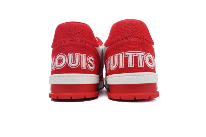 Louis Vuitton Trainer Rose Red - Image 8