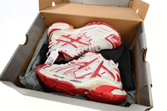Balenciaga Runner Blue White Red - Image 8
