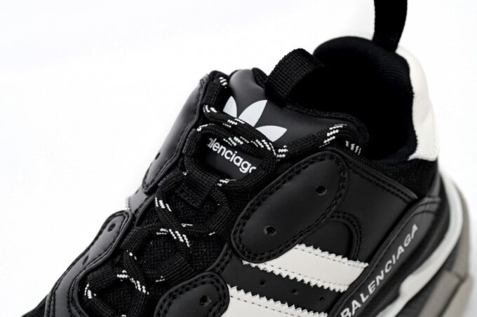 Balenciaga Triple S Black And White Bars - Image 8